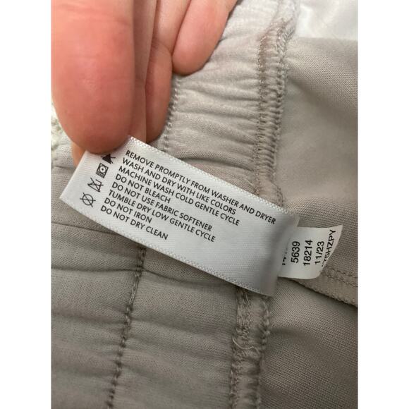 Yogalicious scuba Taylor jogger women’s XL light gray pockets lounge athleisure - Picture 5 of 5